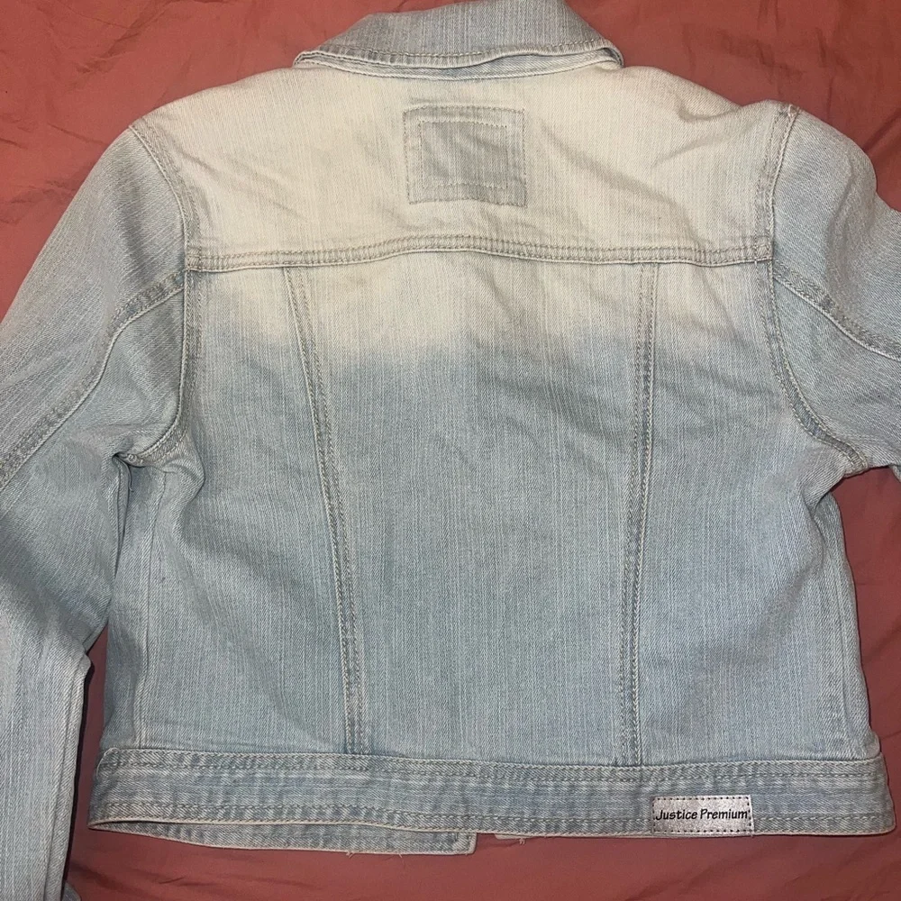 Justice Premium Jean jacket girls size‎ 12
